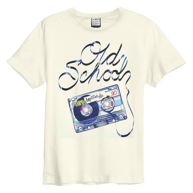 Audio A Tshirt Damen Weiss L von Amplified