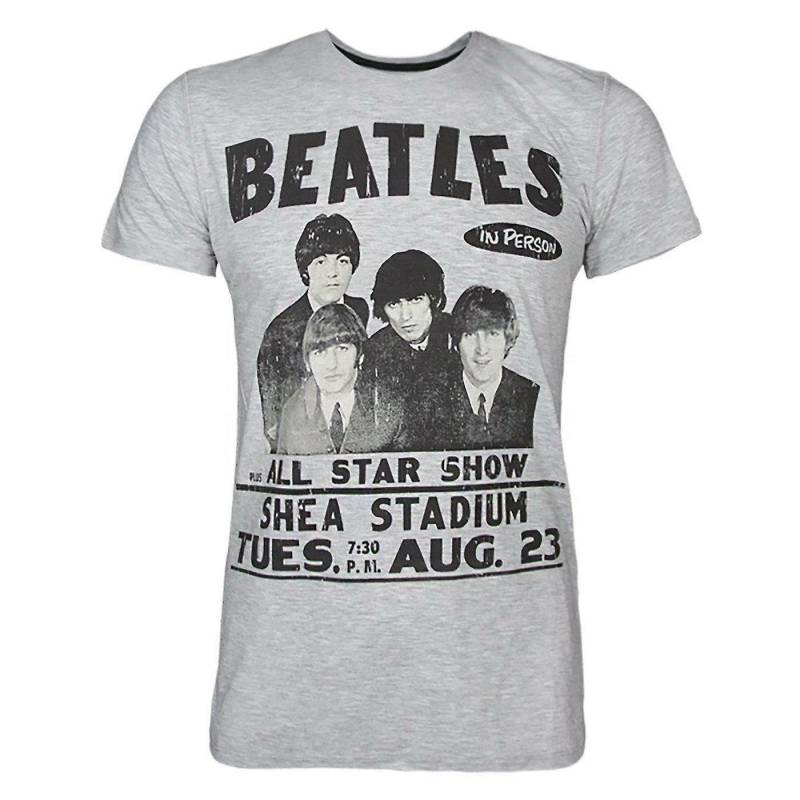 Amplified - Beatles TShirt, für Herren, Grau, Größe S von Amplified