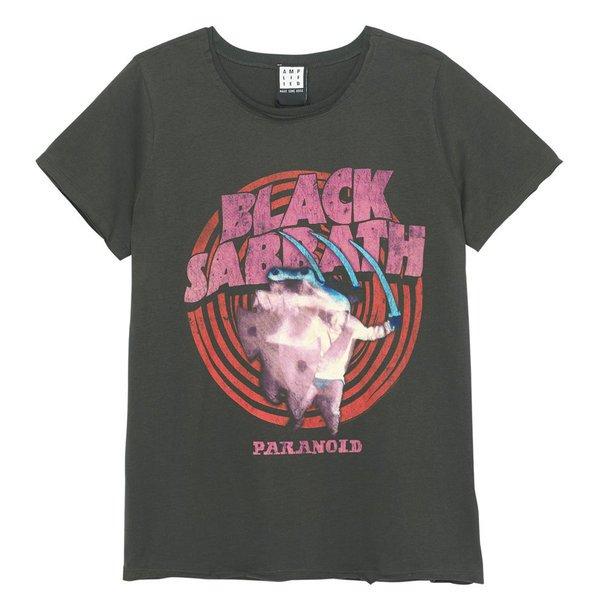 Black Sabbath Paranoid Tshirt Damen Charcoal Black XL von Amplified