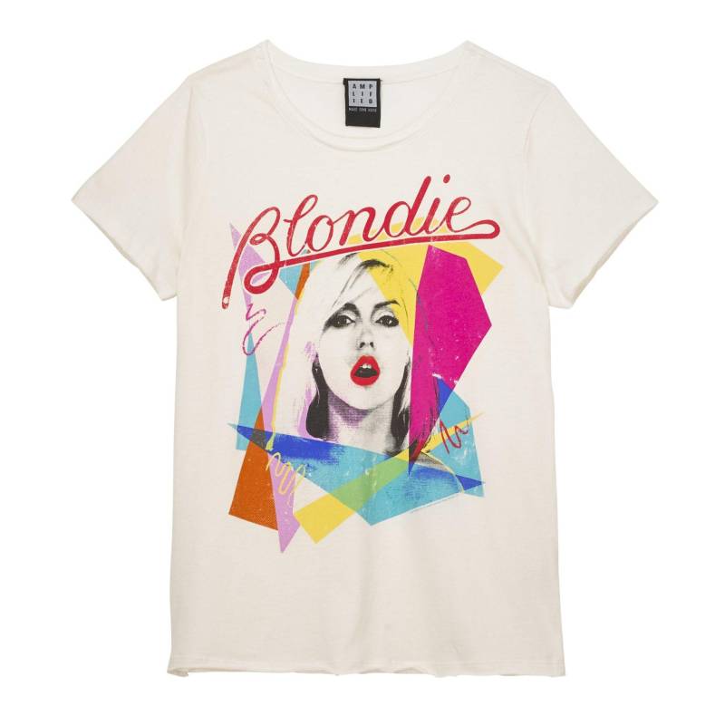 Blondie Ahoy 80s Tshirt Damen Weiss L von Amplified