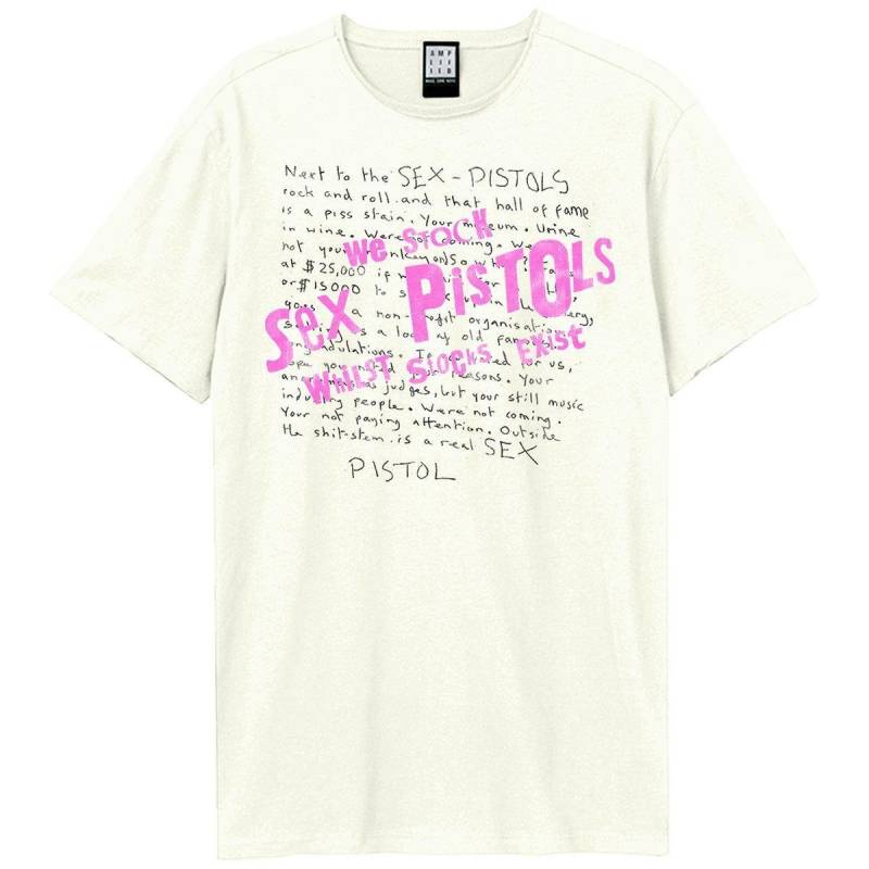 Filthy Letter Tshirt Damen Weiss M von Amplified