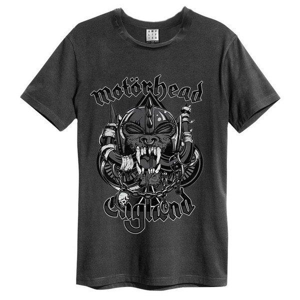 Snaggletooth Tshirt Herren Charcoal Black L von Amplified