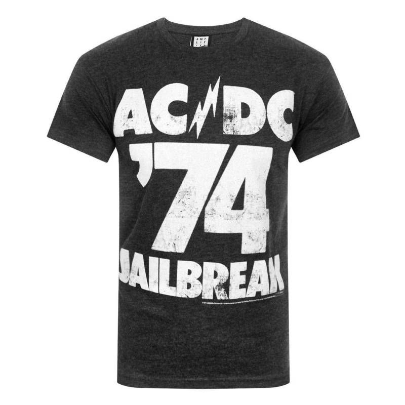 Offizielles Acdc Comics Jailbreak Tshirt Herren Schwarz S von Amplified