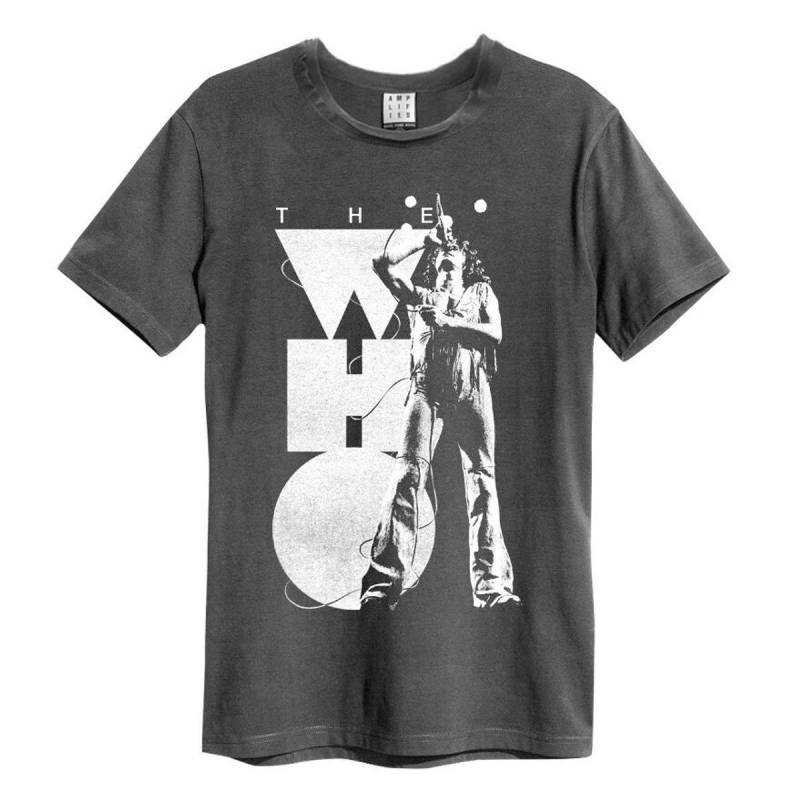 Amplified - Roger Singing TShirt, für Damen, Charcoal Black, Größe XS von Amplified