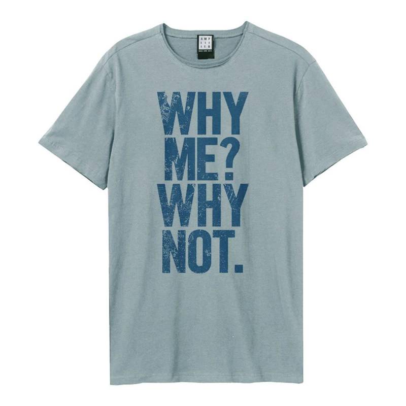 Why Me Tshirt Damen Hellblau XL von Amplified