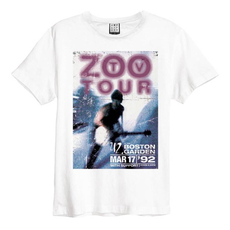 Amplified - Zoo TV Tour TShirt, für Damen, Weiss, Größe M von Amplified