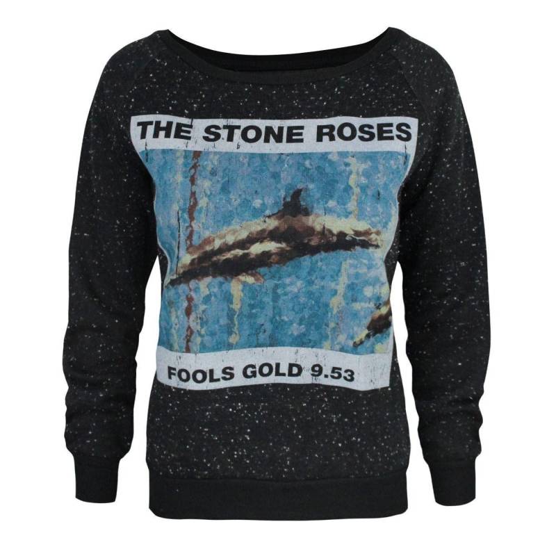 "fools Gold" Sweatshirt Damen Schwarz S von Amplified