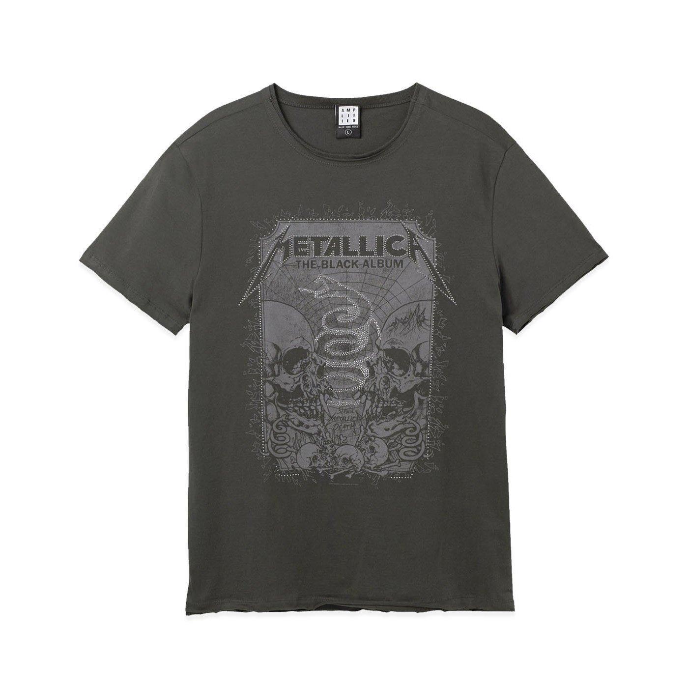 "the Black Album" Tshirt Herren Charcoal Black M von Amplified