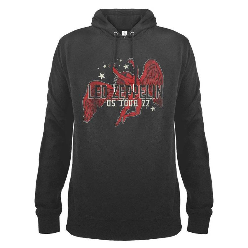 "us Tour 77" Kapuzenpullover Herren Schiefergrau S von Amplified