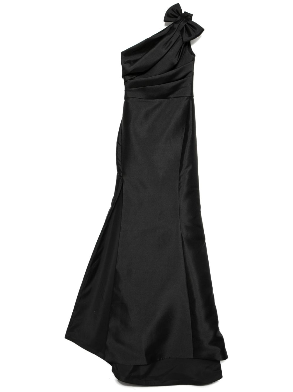 Amsale Mikado draped bodice Gown - Black von Amsale