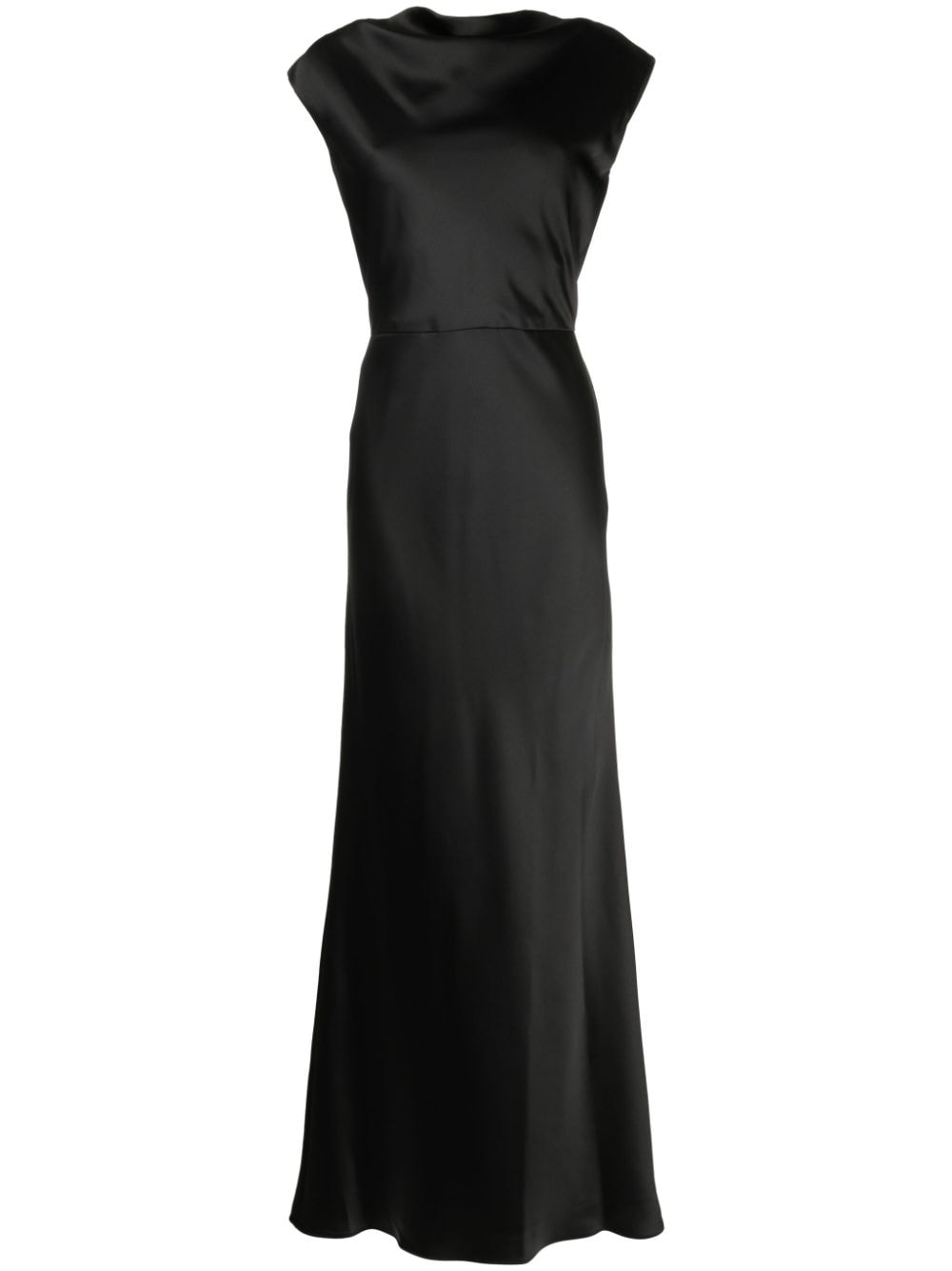 Amsale cowl-neck sleeveless maxi dress - Black von Amsale