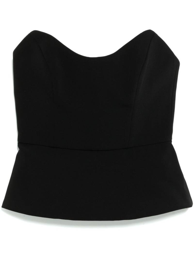 Amsale crepe bustier - Black von Amsale