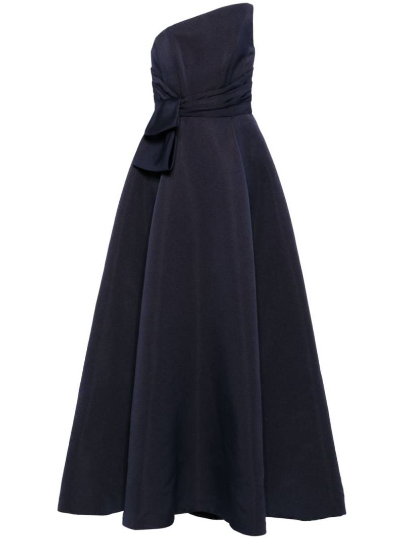 Amsale faille asymmetric gown - Blue von Amsale