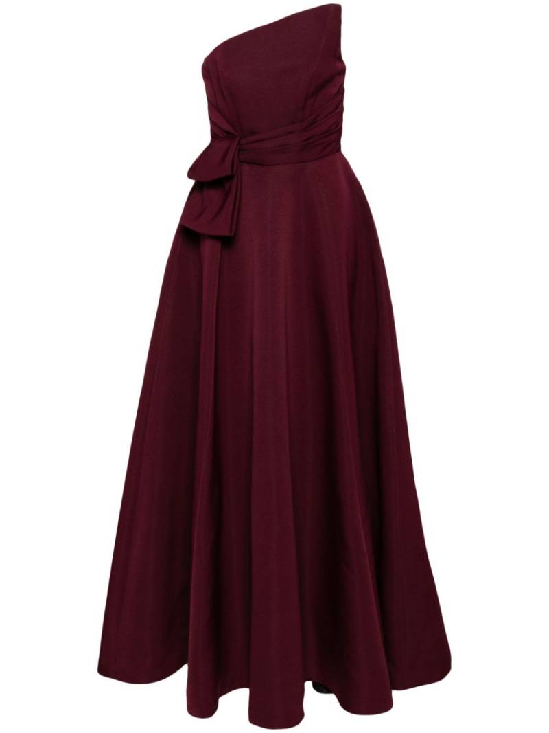 Amsale faille asymmetric gown - Red von Amsale