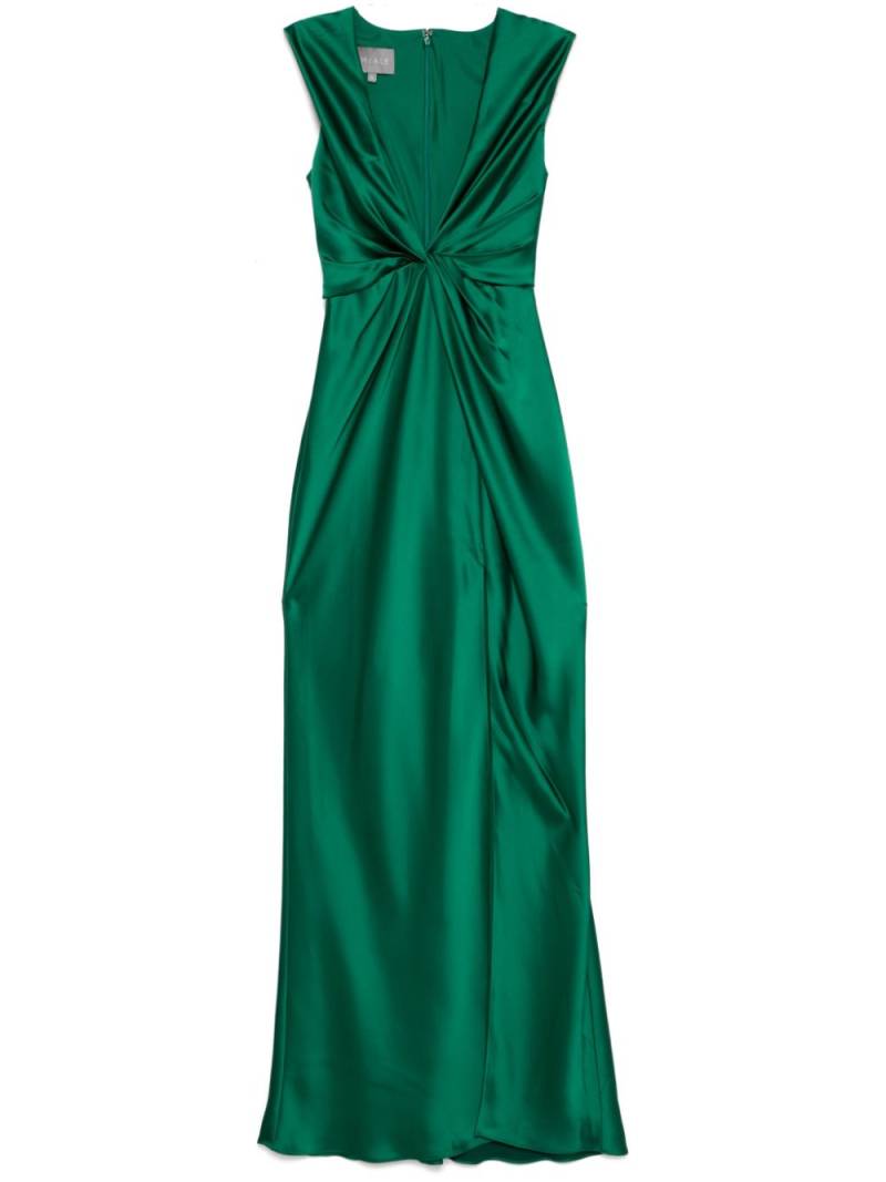 Amsale fluid twisted draped dress - Green von Amsale