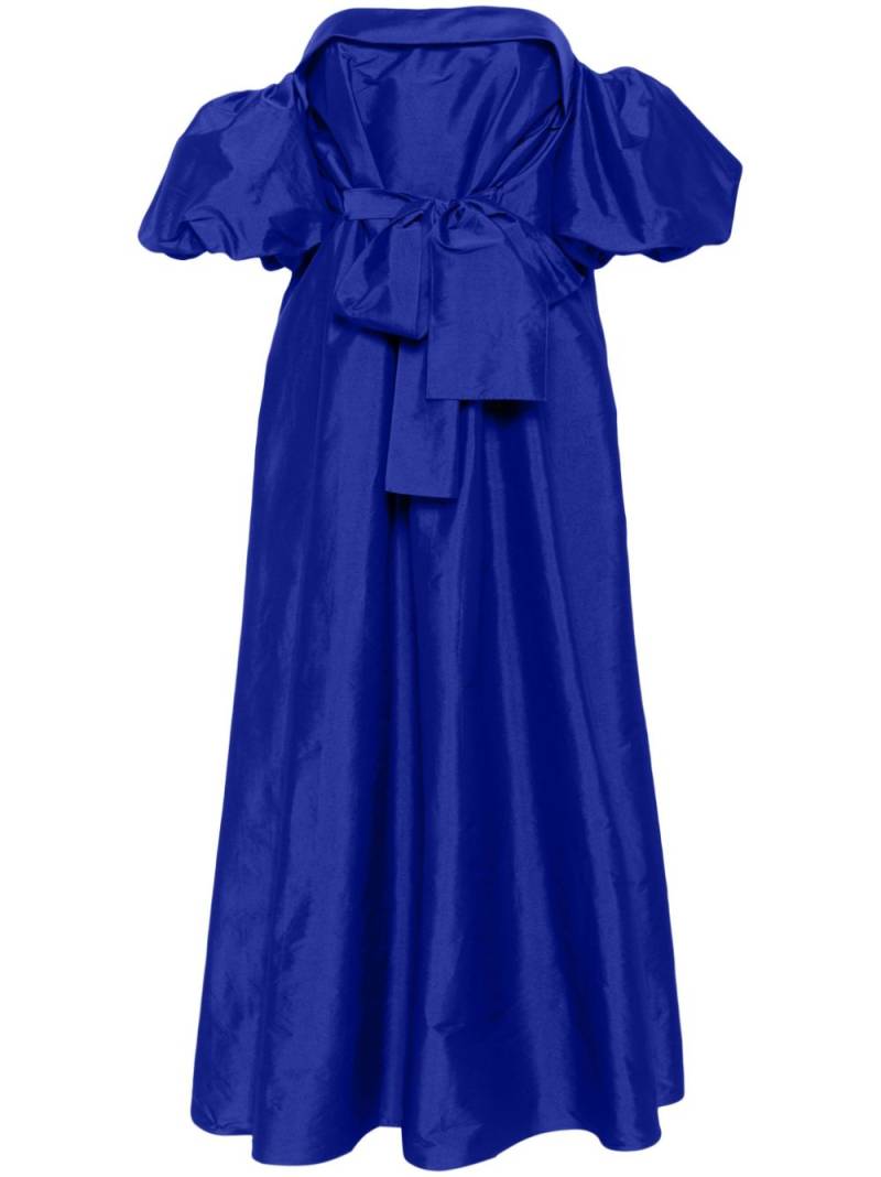 Amsale taffeta trapeze gown - Blue von Amsale