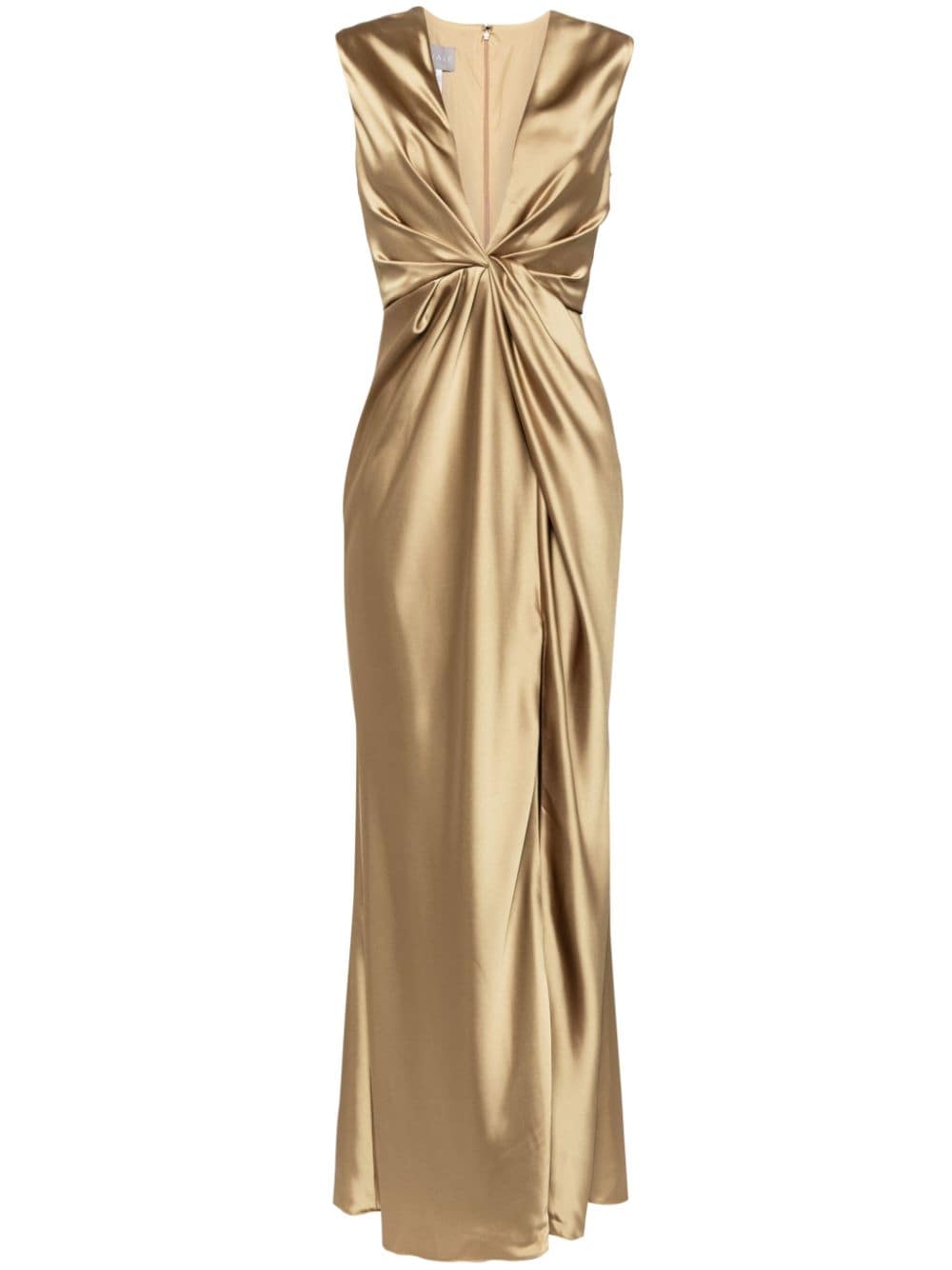 Amsale twisted drape dress - Yellow von Amsale