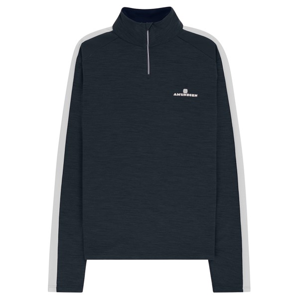 Amundsen Sports - 5Mila Half Zip - Merinojacke Gr L blau von Amundsen Sports
