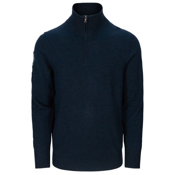 Amundsen Sports - Peak Half Zip - Merinopullover Gr L blau von Amundsen Sports