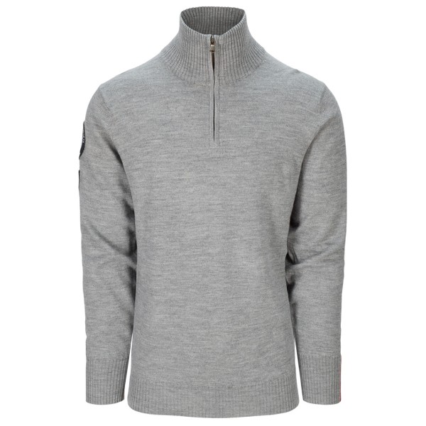 Amundsen Sports - Peak Half Zip - Merinopullover Gr L grau von Amundsen Sports