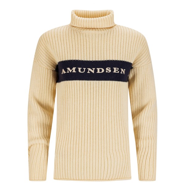 Amundsen Sports - Women's Heroes Ski Turtle Neck - Wollpullover Gr L;M;S;XL;XS beige;blau von Amundsen Sports