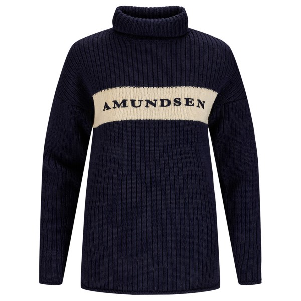 Amundsen Sports - Women's Heroes Ski Turtle Neck - Wollpullover Gr M blau von Amundsen Sports