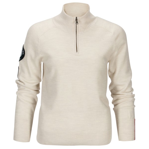 Amundsen Sports - Women's Peak Half Zip - Merinopullover Gr L beige von Amundsen Sports