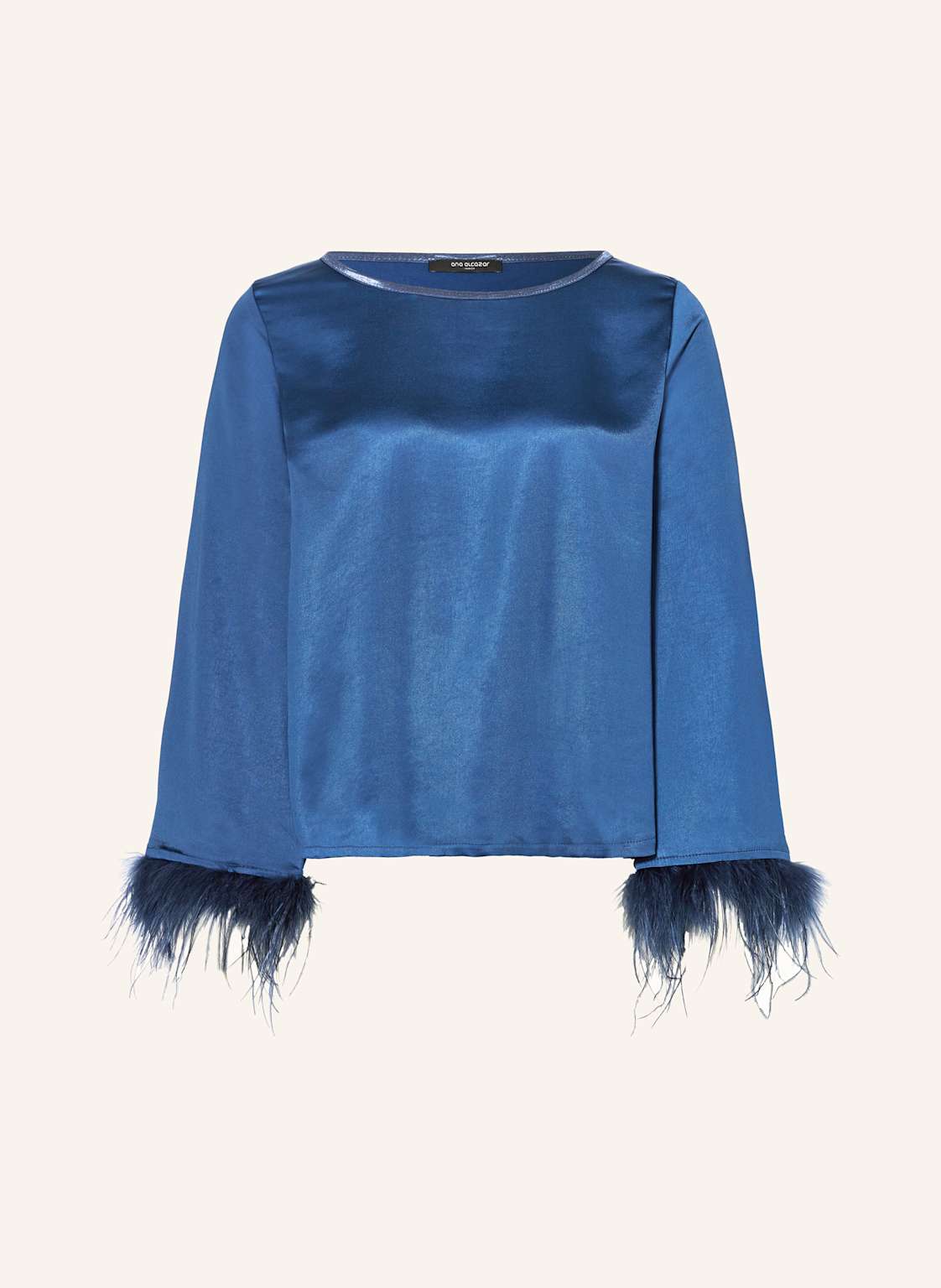 Ana Alcazar Blusenshirt Aus Satin blau von Ana Alcazar