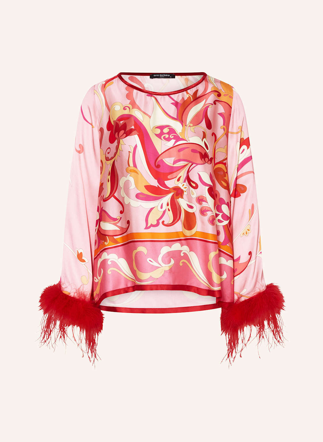 Ana Alcazar Blusenshirt Aus Satin rosa Ana Alcazar Blusenshirt Aus Satin rosa von Ana Alcazar