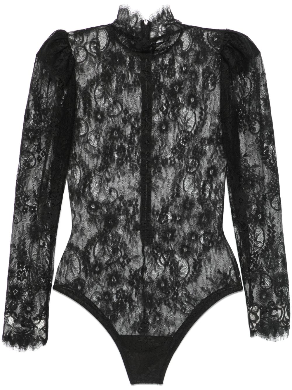 Ana Radu Chantilly lace bodysuit - Black von Ana Radu