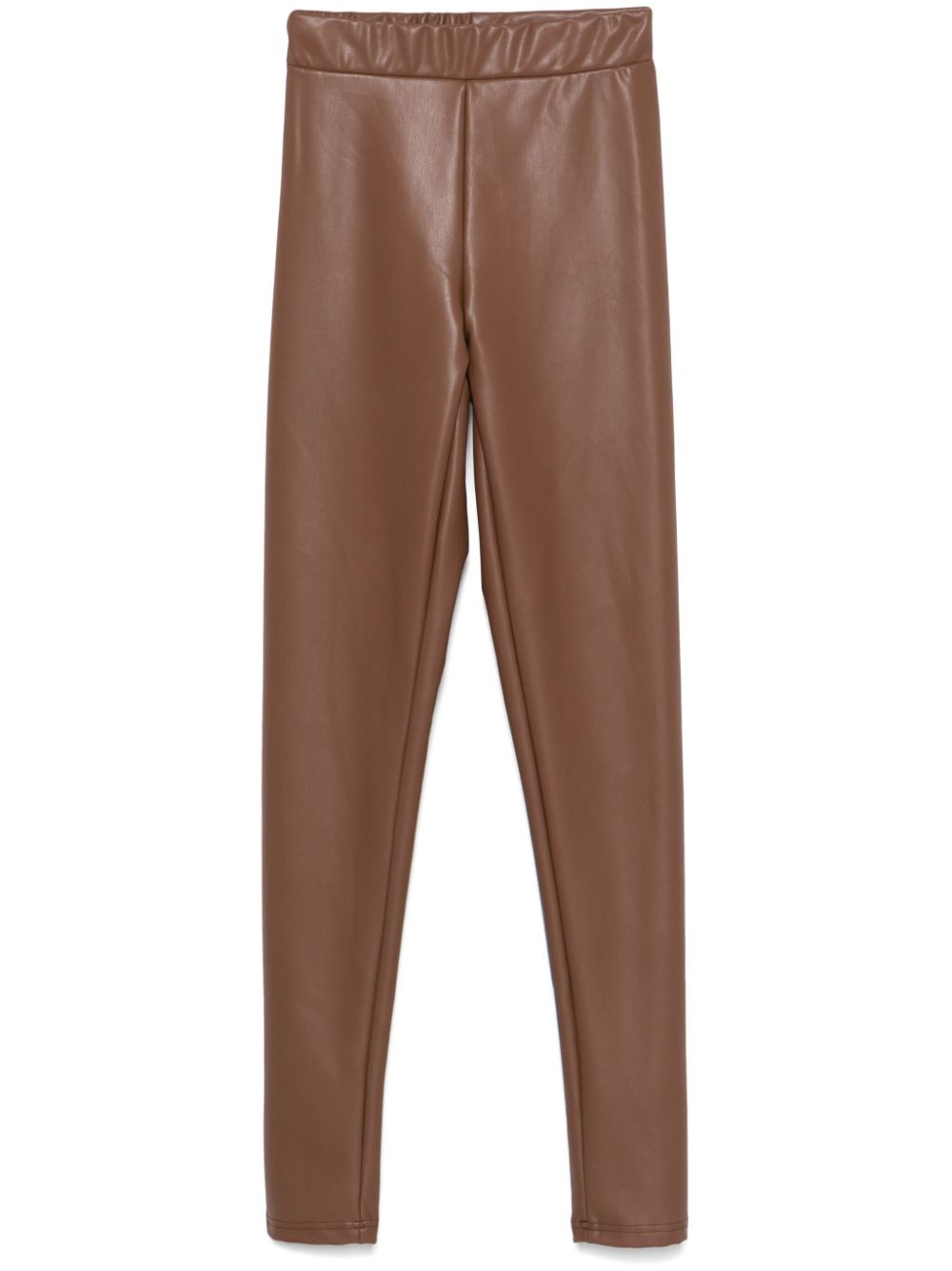 Ana Radu faux-leather leggings - Brown von Ana Radu