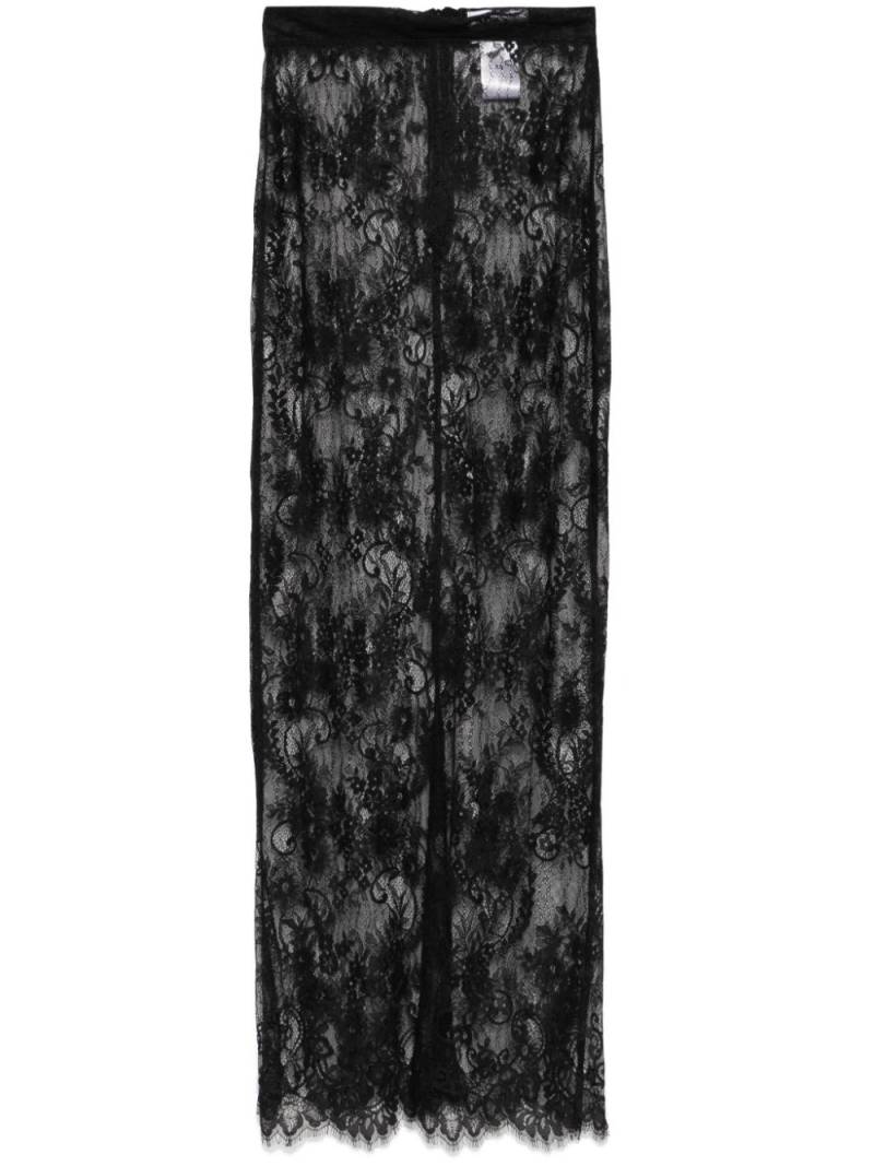 Ana Radu lace maxi skirt - Black von Ana Radu