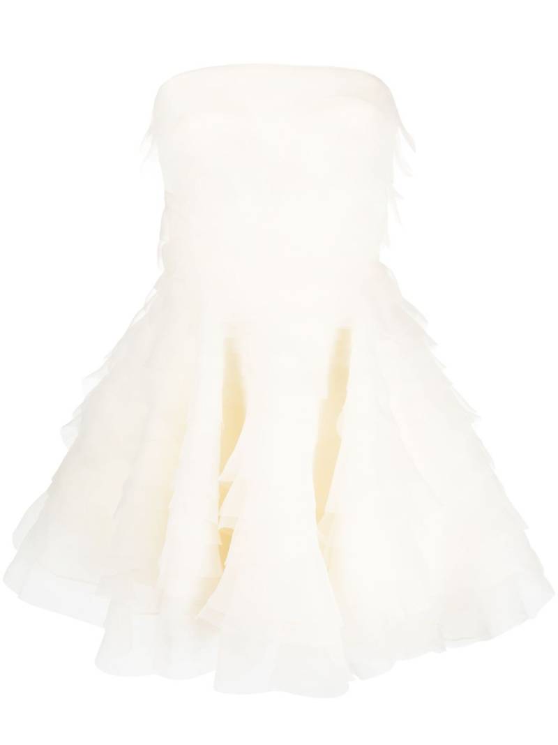 Ana Radu ruffled organza minidress - Neutrals von Ana Radu