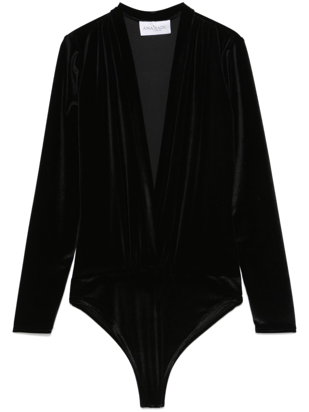 Ana Radu velvet bodysuit - Black von Ana Radu