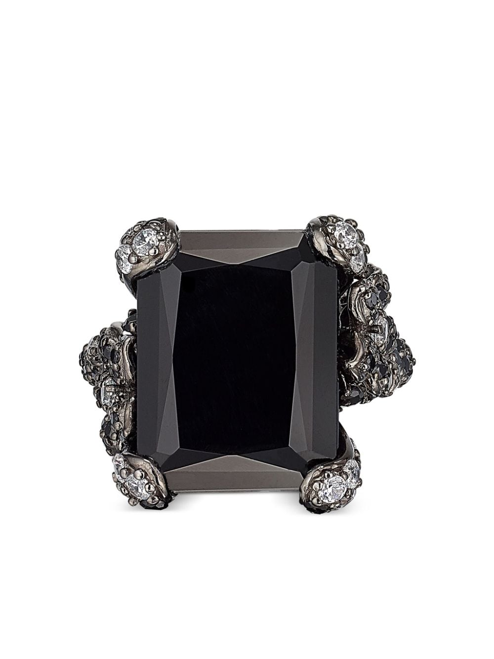 Anabela Chan 18kt white gold Black Diamond Cinderella cocktail ring von Anabela Chan