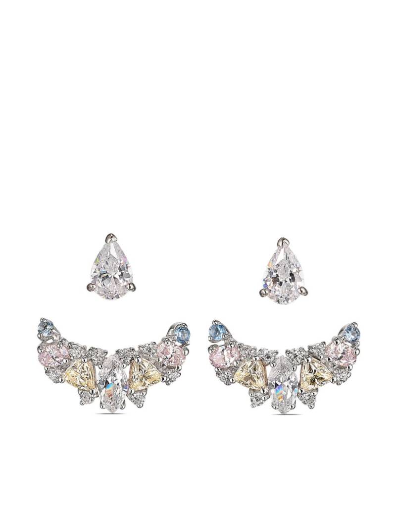 Anabela Chan 18kt white gold Twinkle Ear-Jacket earrings - Silver von Anabela Chan