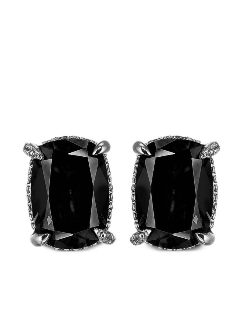 Anabela Chan 18kt white gold Wing diamond earrings - Black von Anabela Chan