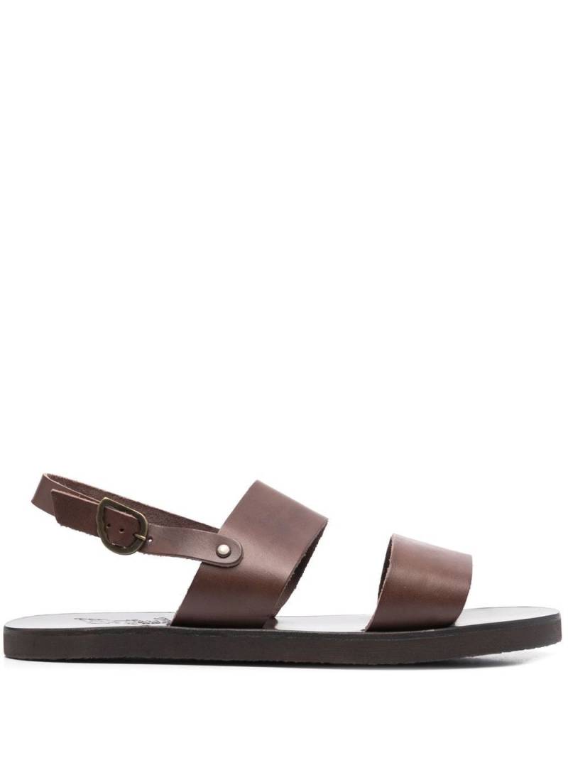 Ancient Greek Sandals Dinatos slingback leather sandals - Brown von Ancient Greek Sandals