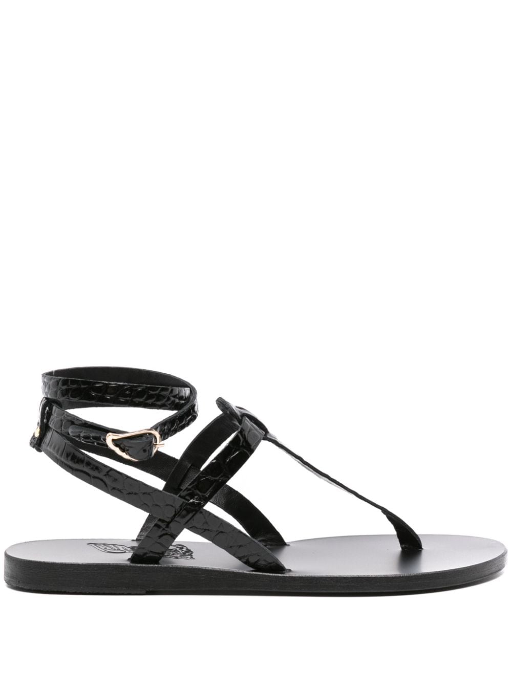 Ancient Greek Sandals Estia leather sandals - Black von Ancient Greek Sandals