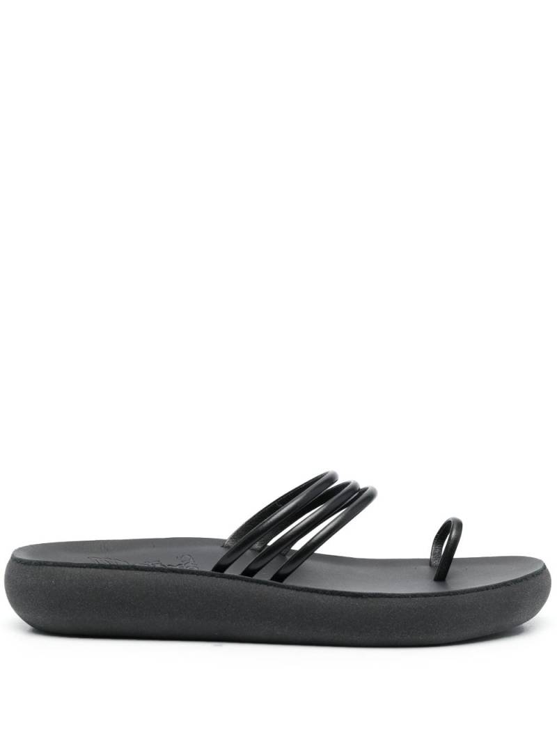 Ancient Greek Sandals Kalokeri leather sandals - Black von Ancient Greek Sandals