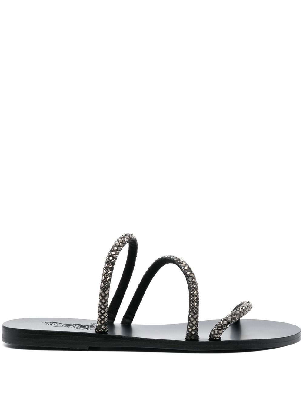 Ancient Greek Sandals Polytimi crystal-embellished sandals - Black von Ancient Greek Sandals