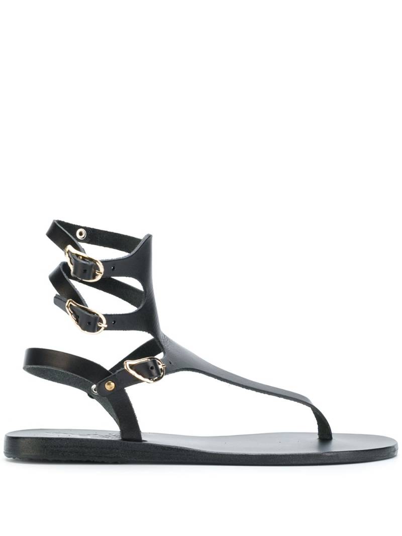 Ancient Greek Sandals Themis flat sandals - Black von Ancient Greek Sandals