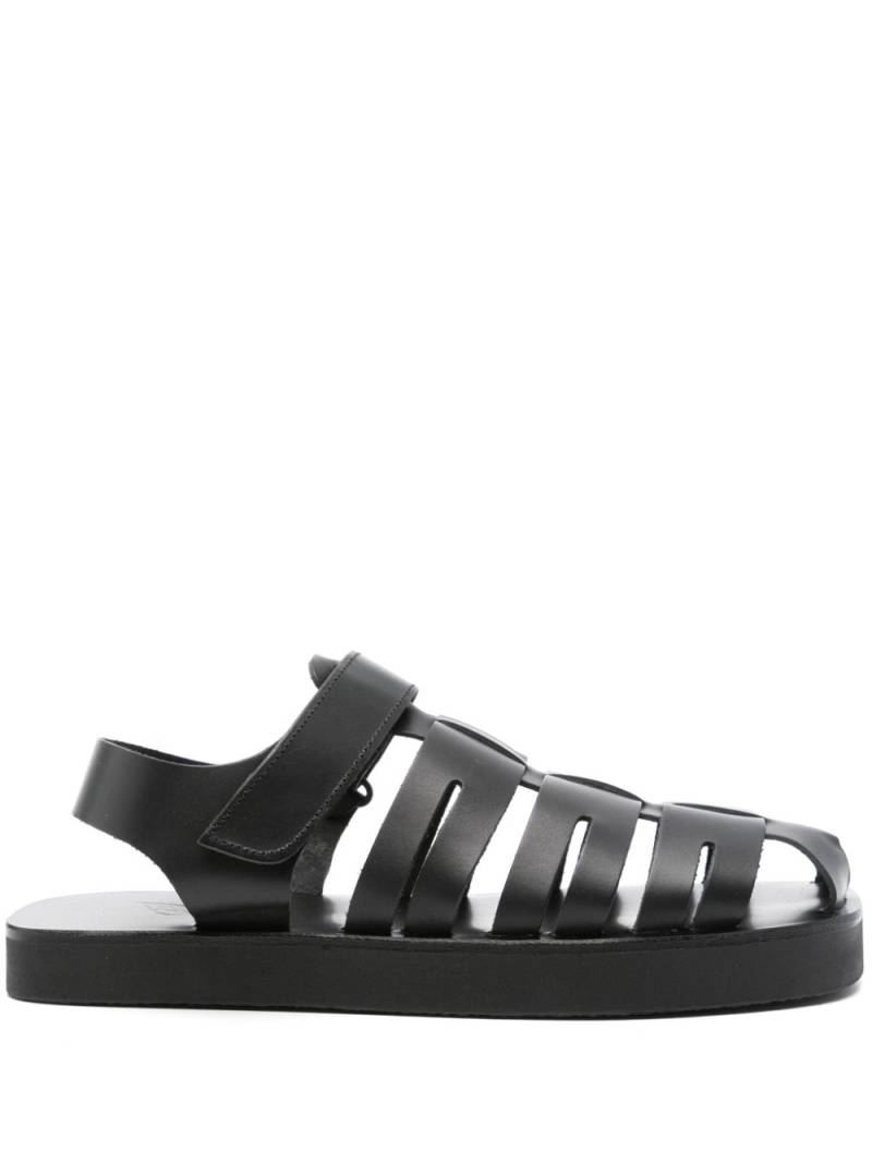 Ancient Greek Sandals Tilemachos leather sandals - Black von Ancient Greek Sandals