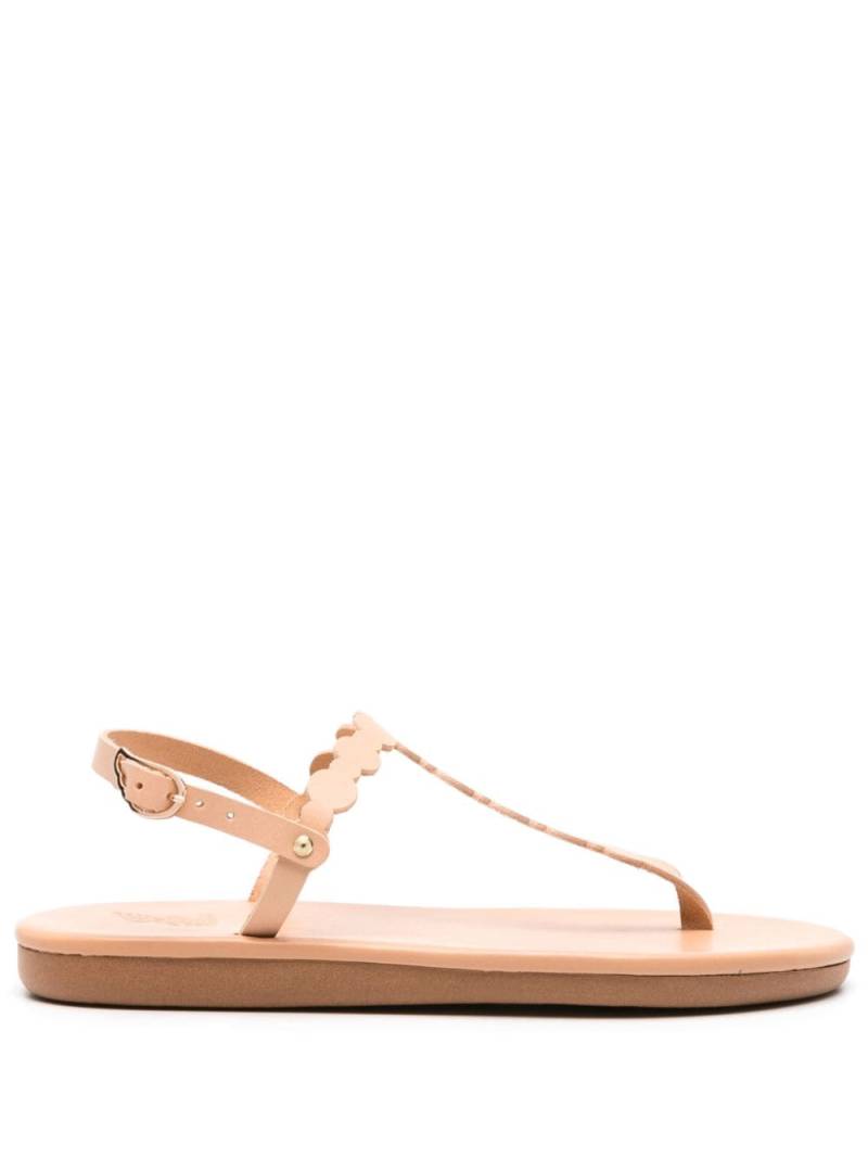 Ancient Greek Sandals Velos flat leather sandals - Neutrals von Ancient Greek Sandals