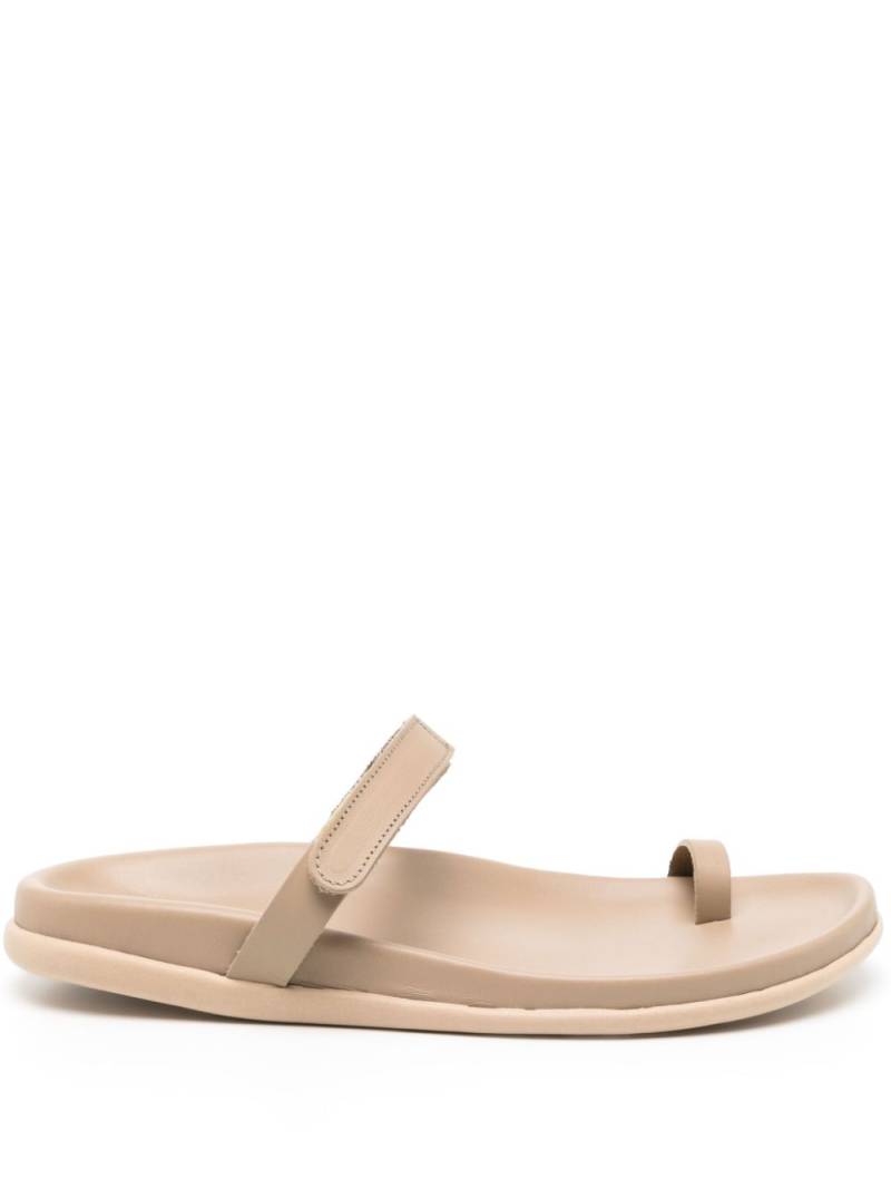 Ancient Greek Sandals leather ring flip flops - Neutrals von Ancient Greek Sandals