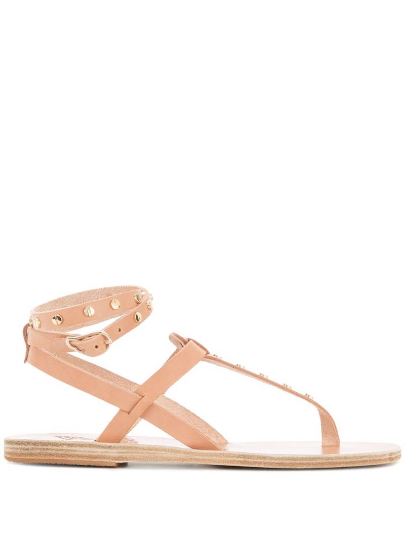 Ancient Greek Sandals studded T-bar sandals - Neutrals von Ancient Greek Sandals