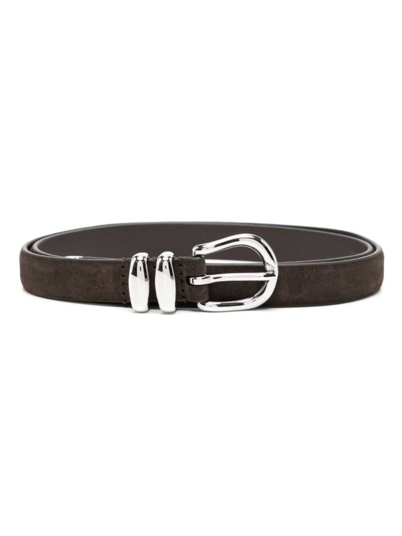 Anderson's skinny suede belt - Brown von Anderson's