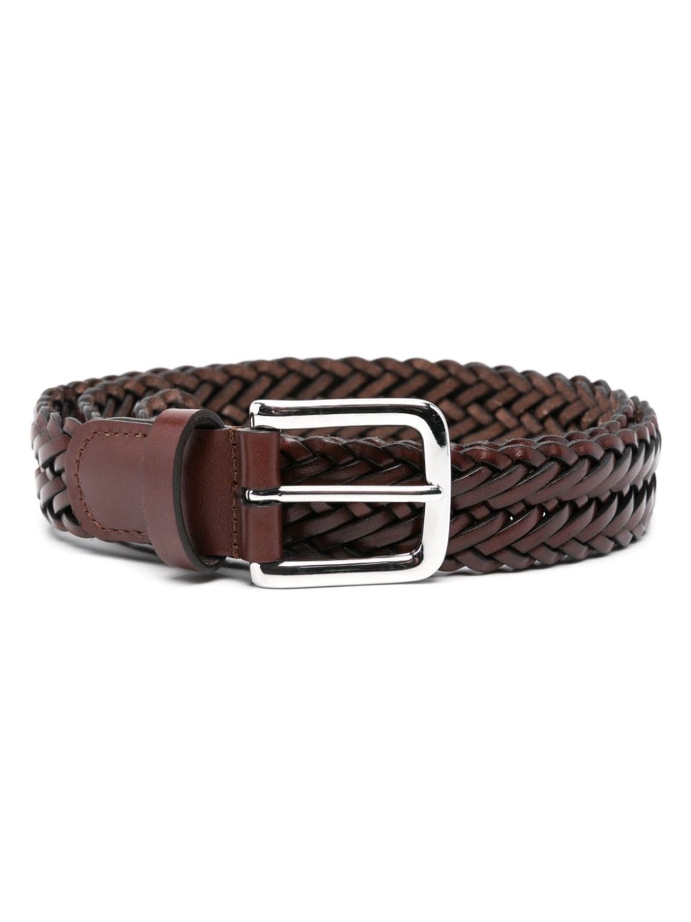 Anderson's woven leather belt - Brown von Anderson's