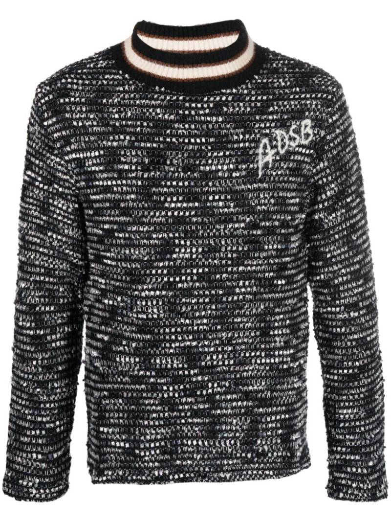 Andersson Bell logo-embroidered mock-neck jumper - Black von Andersson Bell