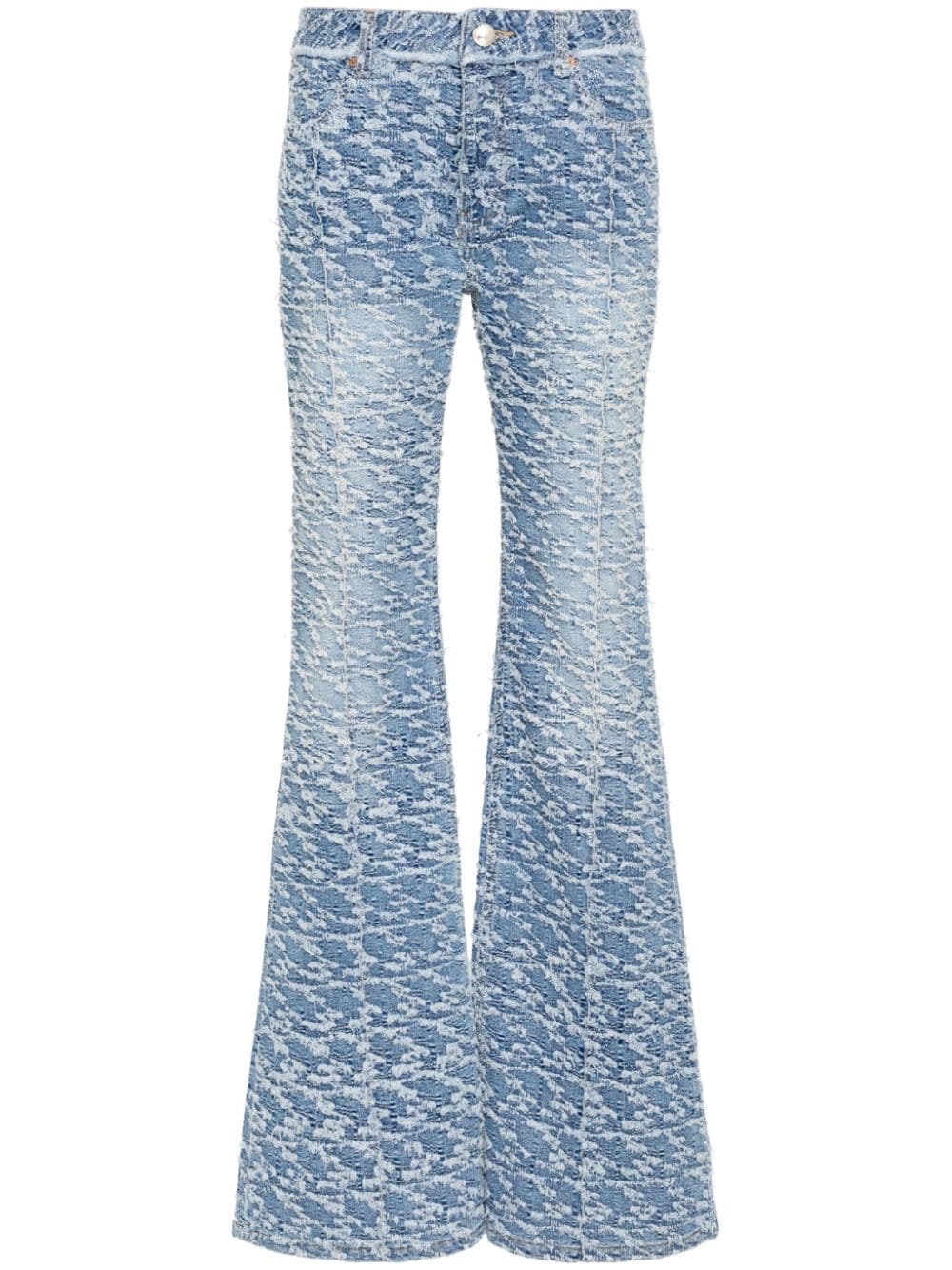 Andersson Bell Agnes distressed bootcut jeans - Blue von Andersson Bell